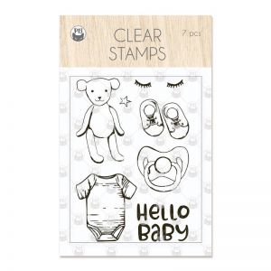 Zestaw stempli P13 Baby Joy 01, 7szt